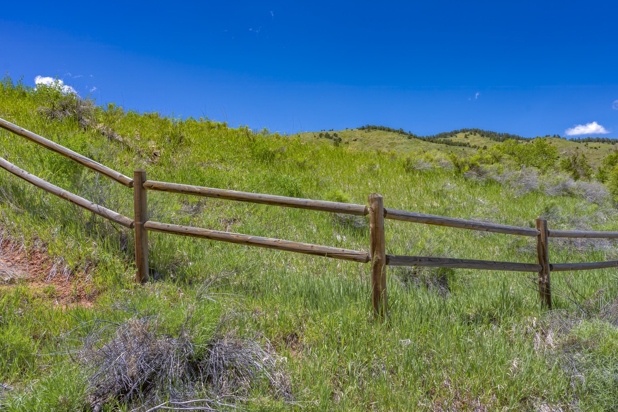 Views from the parking lot at Apex Trailhead Parking Lot in Golden Colorado